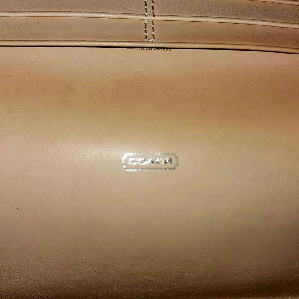 COACH Vintage Polished Calfskin Slim Wallet